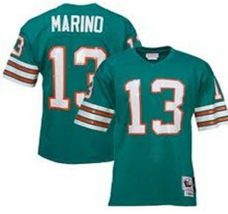 Miami Dolphins #13 Dan Marino Green Throwback Youth Jersey