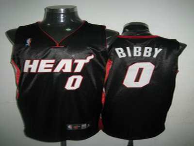 Miami Heat 0 BIBBY black Jerseys