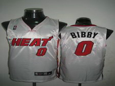 Miami Heat 0 bibby white Jersey