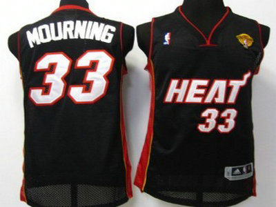 Miami Heats 33 Mourning 2010 Finals Black Jersey