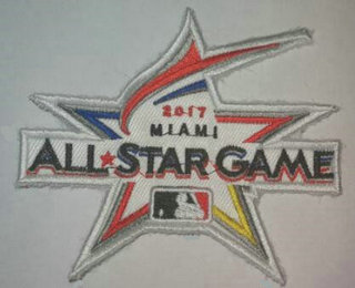 Miami Marlins 2017 MLB All-Star Game Patch - White