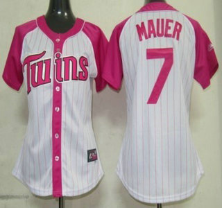 Minnesota Twins #7 Joe Mauer 2012 Fashion Womens Jersey