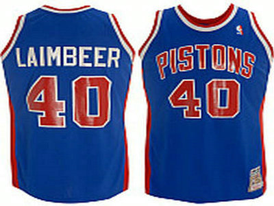 Mitchell & Ness Detroit Pistons Bill Laimbeer 1988-89 Jersey