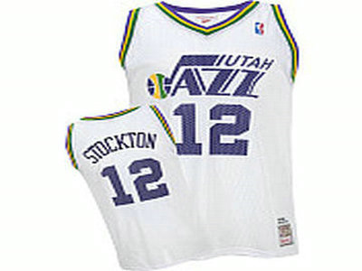 Mitchell & Ness Utah Jazz John Stockton 1987-88 Home Jersey