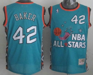 NBA 1996 All-Star #42 Vin Baker Green Hardwood Classics Soul Swingman Throwback Jersey