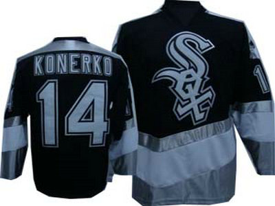 NHL White Sox 14 QUENTIN New Black Jersey