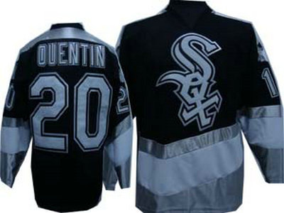 NHL White Sox 20 QUENTIN New Black Jersey