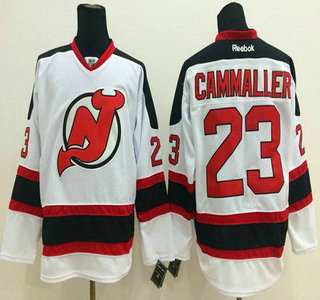 New Jersey Devils #23 Michael Cammalleri White Jersey