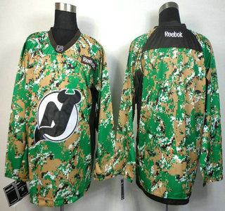 New Jersey Devils Blank 2014 Camo Jersey