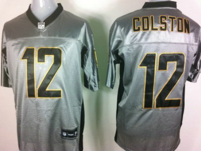 New Orleans Saints 12 Marquis Colston Gray Jersey