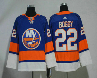 New York Islanders #22 Mike Bossy Blue Home 2017-2018 Hockey Stitched NHL Jersey