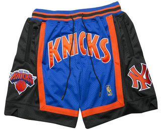 New York Knicks Shorts (Black) JUST DON By Mitchell & Ness