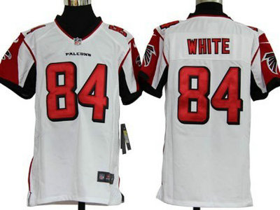 Nike Atlanta Falcons 84 Roddy White White Game Kids Jersey