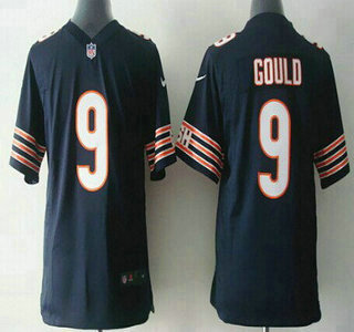 Nike Chicago Bears #9 Robbie Gould Blue Game Kids Jersey