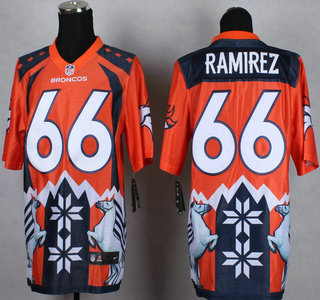 Nike Denver Broncos #66 Manny Ramirez 2015 Noble Fashion Elite Jersey