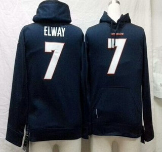 Nike Denver Broncos #7 John Elway Blue Kids Hoody