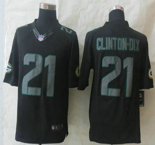 Nike Green Bay Packers #21 Ha Ha Clinton-Dix Impact Limited Black Jersey