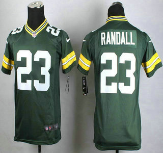 Nike Green Bay Packers #23 Damarious Randall Green Game Kids Jersey