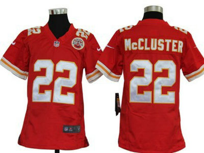 Nike Kansas City Chiefs 22 Dexter McCluster Red Game Kids Jersey