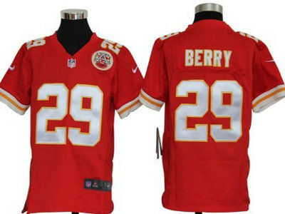 Nike Kansas City Chiefs 29 Eric Berry Red Game Kids Jersey
