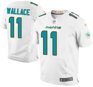 Nike Miami Dolphins #11 Mike Wallace White 2013 Elite Jersey