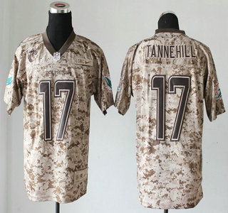 Nike Miami Dolphins #17 Ryan Tannehill US.Mccuu 2013 Camo Elite Jersey