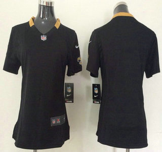 Nike New Orleans Saints Blank Black Game Womens Jersey