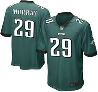 Nike Philadelphia Eagles #29 DeMarco Murray Dark Green Game Kids Jersey