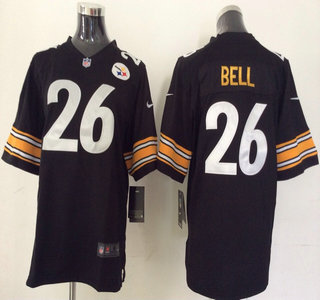 Nike Pittsburgh Steelers #26 LeVeon Bell Purple Game Kids Jersey