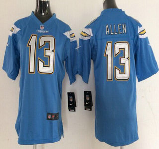 Nike San Diego Chargers #13 Keenan Allen 2013 Light Blue Kids Jersey
