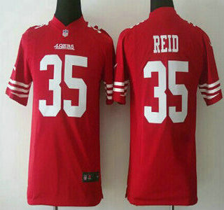 Nike San Francisco 49ers #35 Eric Reid Red Game Kids Jersey