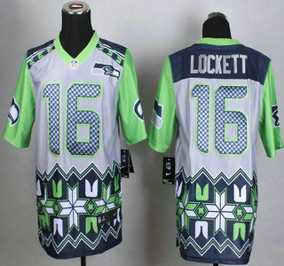 Nike Seattle Seahawks #16 Tyler Lockett 2015 Noble Fashion Elite Jersey