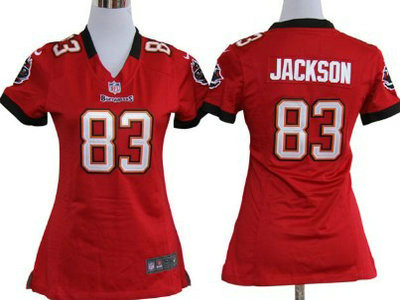 Nike Tampa Bay Buccaneers 83 Vincent Jackson Red Game Womens Team Jersey