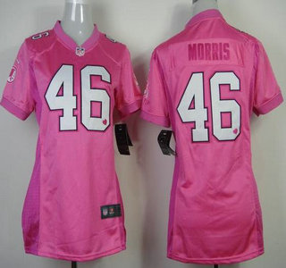 Nike Washington Redskins #46 Alfred Morris Women's Love Pink Elite Jersey