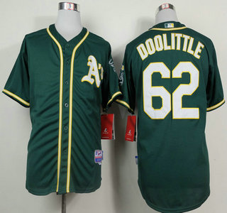 Oakland Athletics #62 Sean Doolittle 2014 Green Jersey