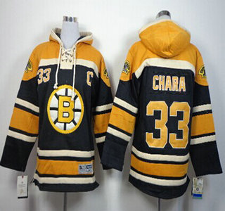 Old Time Hockey Boston Bruins #33 Zdeno Chara Black Kids Hoody