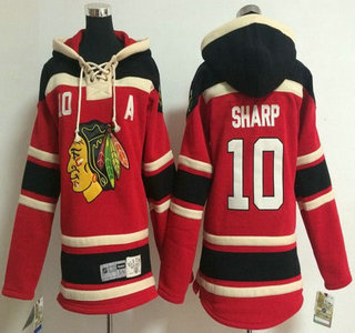 Old Time Hockey Chicago Blackhawks #10 Patrick Sharp Red Kids Hoody
