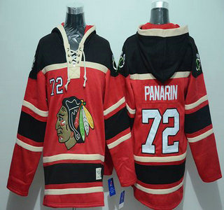 Old Time Hockey Chicago Blackhawks #72 Artemi Panarin Red Hoodie