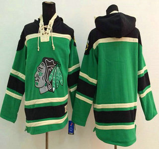 Old Time Hockey Chicago Blackhawks Blank Green Hoody