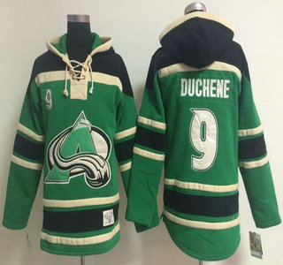 Old Time Hockey Colorado Avalanche #9 Matt Duchene Green Hoody