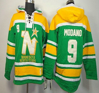 Old Time Hockey Dallas Stars #9 Mike Modano Green Hoody