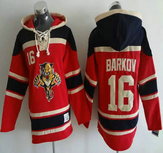 Old Time Hockey Florida Panthers #16 Aleksander Barkov Red Hoody