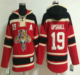 Old Time Hockey Florida Panthers #19 Scottie Upshall Red Hoody