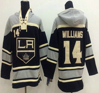 Old Time Hockey Los Angeles Kings #14 Justin Williams Black Hoody