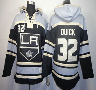 Old Time Hockey Los Angeles Kings #32 Jonathan Quick Black Hoody