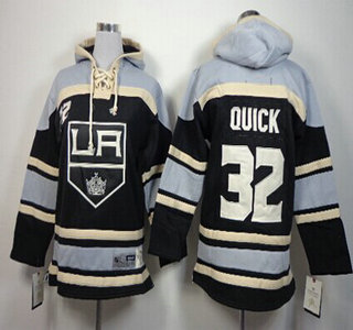 Old Time Hockey Los Angeles Kings #32 Jonathan Quick Black Kids Hoody