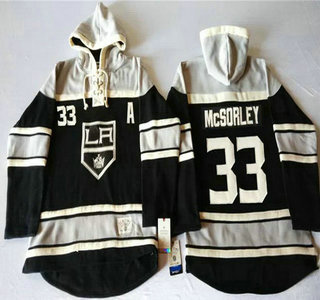 Old Time Hockey Los Angeles Kings #33 Marty McSorley Black Hoody