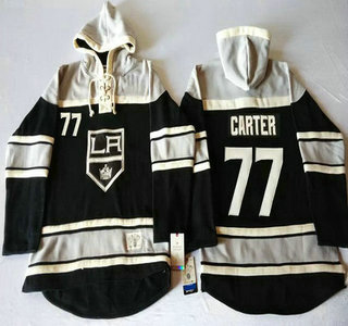 Old Time Hockey Los Angeles Kings #77 Jeff Carter Black Hoody