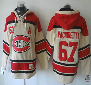Old Time Hockey Montreal Canadiens #67 Max Pacioretty Cream Hoody