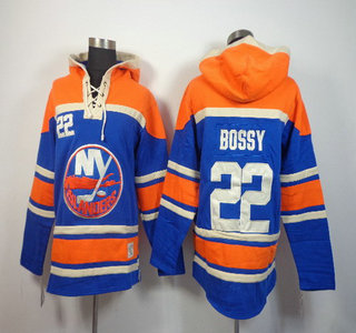 Old Time Hockey New York Islanders #22 Mike Bossy Light Blue Hoody